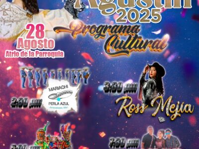 ¡Vive la Fiesta Patronal de San Agustín de Hipona!